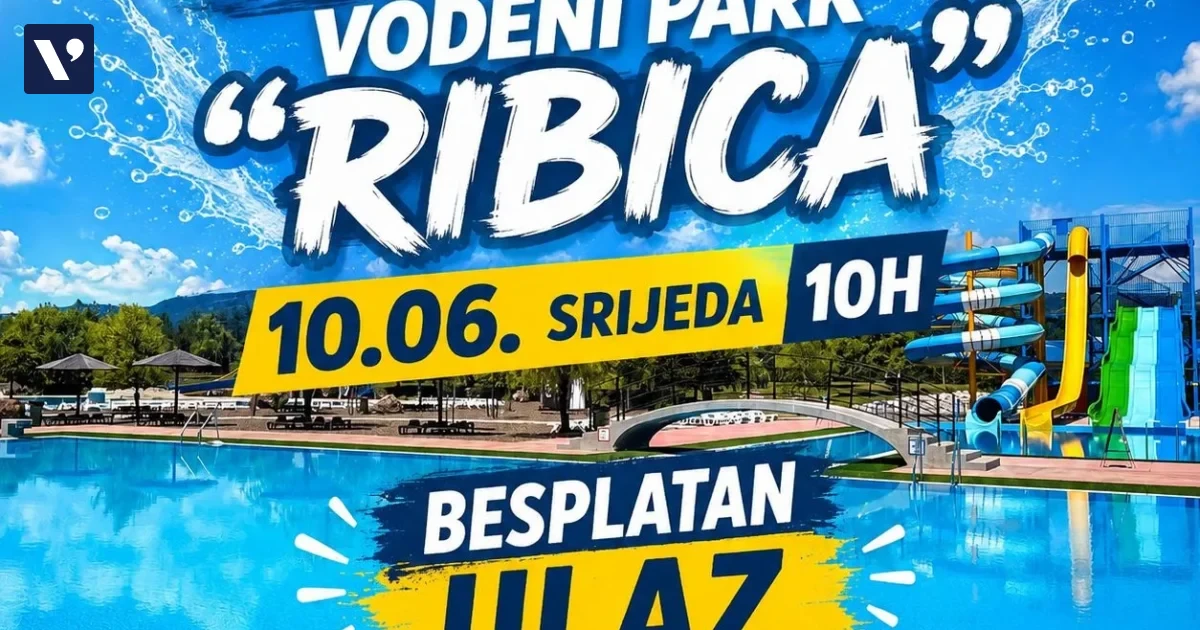 Vodeni park „Ribica“ otvara vrata 10. lipnja 2026. – besplatan ulaz za sve posjetitelje - povezana fotografija