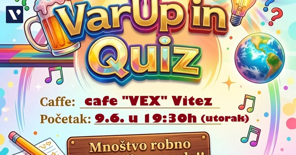 Kviz općeg znanja u viteškom Caffe baru Vex - povezana fotografija