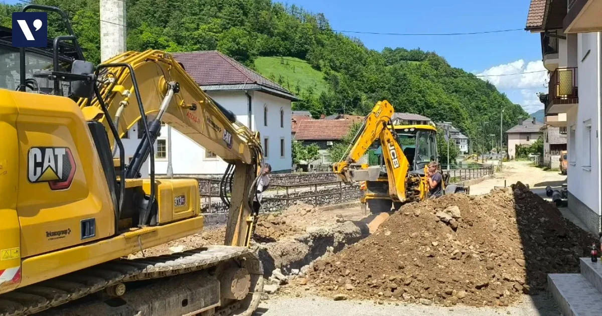 Završna faza rekonstrukcije vodovodne i kanalizacijske mreže u Kreševu - povezana fotografija
