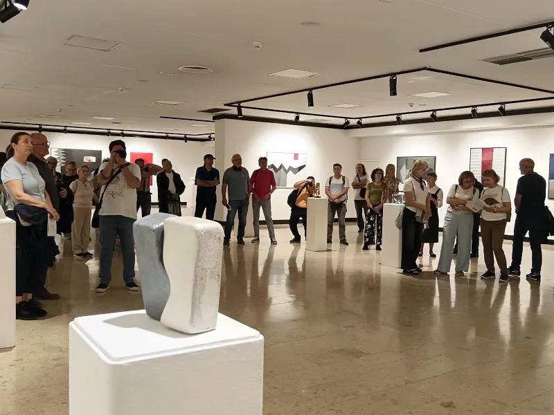 Izložba "Eros i Thanatos" Tomislava Ostoje otvorena u Galeriji Collegium Artisticum u Sarajevu - povezana fotografija